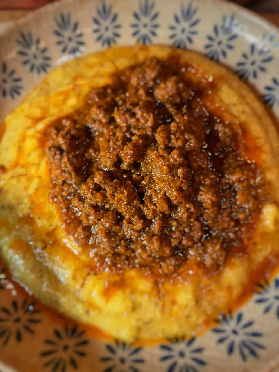 Polenta con tapulone, piatto della tradizione piemontese